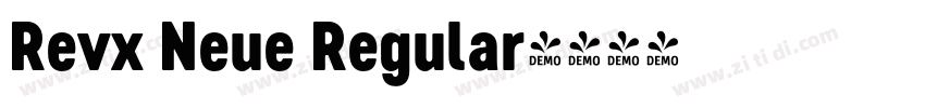 Revx Neue Regular字体转换
